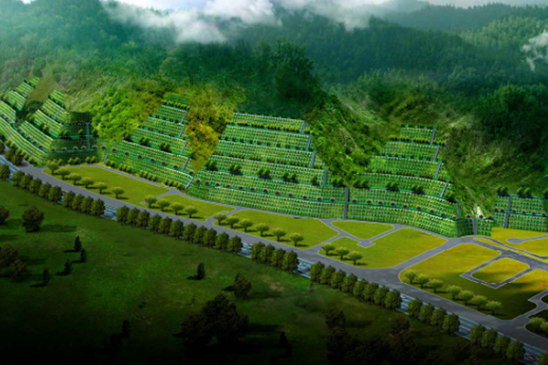 延安十里鋪銘馨苑小區(qū)東側(cè)開(kāi)挖邊坡防治工程