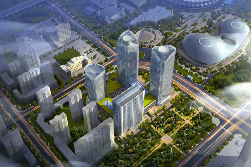 陜西國(guó)家體育之窗2--預(yù)應(yīng)力魚(yú)腹梁裝配式鋼支撐